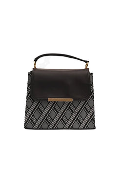 Midnight Lines Hand Bag