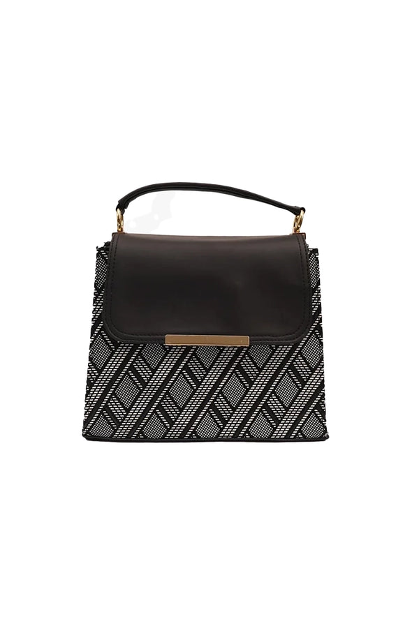 Midnight Lines Hand Bag