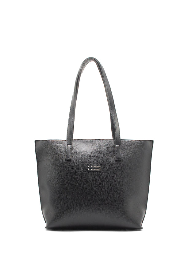 Gucci Black Premium Leather Tote Bag